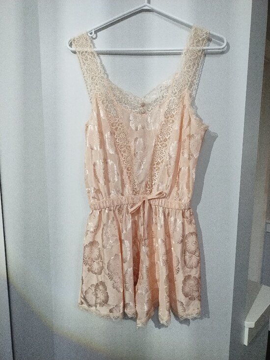 St Michael Other - Sweet sleeping lace trimmed Romper